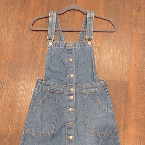 Button-up Overall Dress